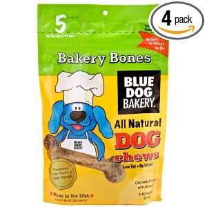   Bakery Bones Dog Treats, 10 Ounce (Pack of 4)  Grocery