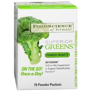   of Vermont Superior Powders Superior Green Drink Mix Packets 15 count
