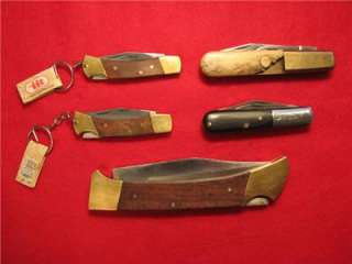   Of 5 Knives   Pakistan   Wood & Brass   Bone Handle (Old) Knife  