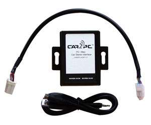 Store your media library on Car PC and access it via car stereo 