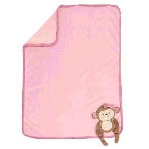 Monkey Blanket (Pink) Baby
