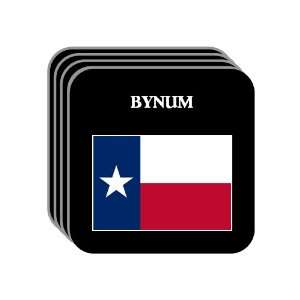  US State Flag   BYNUM, Texas (TX) Set of 4 Mini Mousepad 