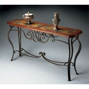  Butler Curvaceous Console Table in Metalworks