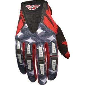  2011 FLY RACING KINETIC GLOVES (XX LARGE) (RED/GREY 