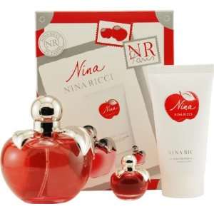 Nina By Nina Ricci For Women Edt Spray 2.7 Oz & Body Lotion 1.7 Oz 