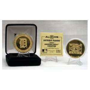  Detroit Tigers American League Champion 24KT Gold Coin 