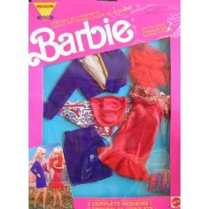   SPARKLE 2 Easy to Dress Outfits (1991 Mattel Canada) Toys & Games