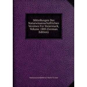   (German Edition) Naturwissenschaftlicher Verein FÃ¼r Stei Books