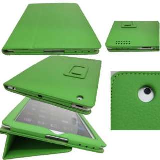 in 1 BUNDLE GREEN COVER+CAR CHARGER+STYLUS IPAD 2  