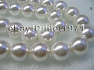 wholesale 5strands AAA 12 mm white south seashell pearl  