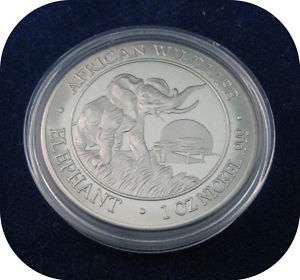 20) 1 Troy Oz .999 Nickel Bullion Coin   Elephant Design  