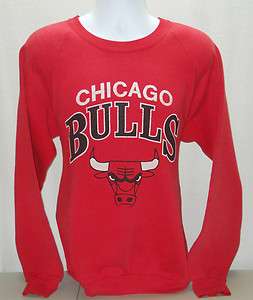 80s NBA Chicago Bulls Jordan Vintage Crewneck Sweatshirt vtg L / XL 