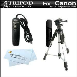  57 Camera Tripod + RS60 Remote Switch For Canon EOS Rebel 