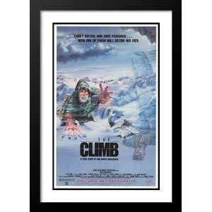 The Climb 32x45 Framed and Double Matted Movie Poster   Style A   1986