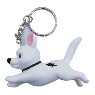 Cute  7x Disney Bolt Dog Rhino figures Key Chain Set  