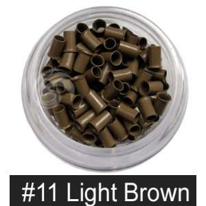  Rings Link Hair Extensions #11 Light Brown