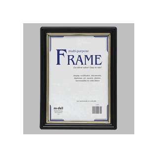  NUD11960   EZ Mount Plastic Wall Frame, 9x12, Black Frame 