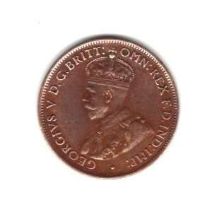  1929 Australia Half Penny Coin KM#22 