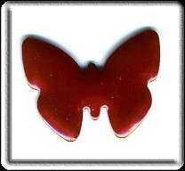 BUTTERFLYs Smooth Rhinestuds 10mm RED 1gr Hot Fix  