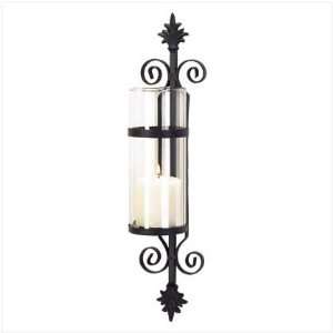  2 Ornate Scroll Candle Sconces 