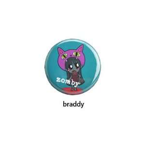  zomby button badge, braddy, cat. Arts, Crafts & Sewing