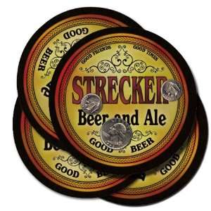  Strecker Beer and Ale Coaster Set