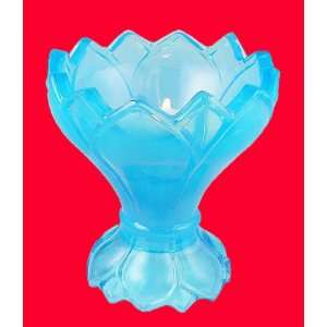   Sky Blue Votive Fenton Art Glass 2008 Collection