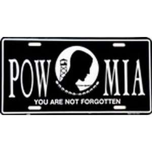 POW MIA License Plate   You Are Not Forgotten Plates Tag Tags auto 