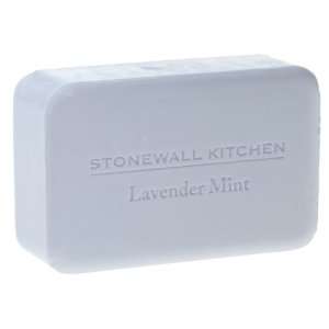  Stonewall Kitchen Lavender Mint Triple Milled Bar Soap, 7 