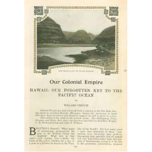  1908 Hawaii Honolulu Pearl Harbor Nuuanu Valley 