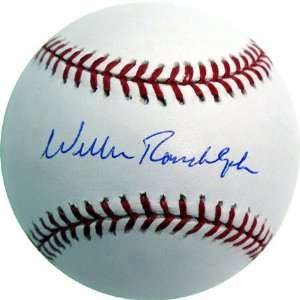 Carlos Delgado and Willie Randolph Autographed Baseball