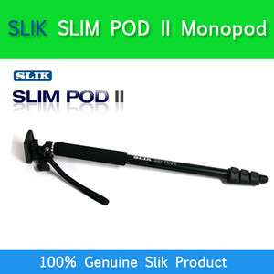 100% Genuine NEW SLIK Slim Pod II Camera monopod 60 with Lever Lock 