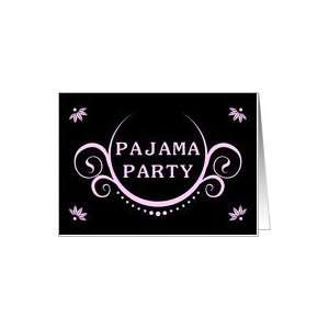  elegant pajama party invitation Card Health & Personal 