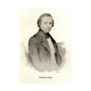  Frederick Chopin 12x18 Giclee on canvas