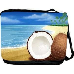 Cocount on Beach Messenger Bag   Book Bag   School Bag   Reporter Bag 