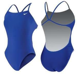  Nike Solid Cut Out Tank Swimsuit