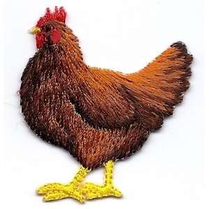  Birds/ Farm Chicken (Hen)  Iron On Embroidered Applique 