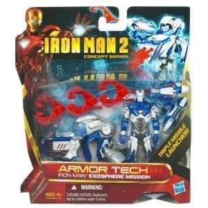  Iron Man 2 Movie Armor Tech Deluxe Action Figure Exosphere 