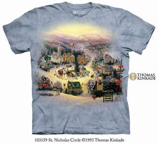 THOMAS KINKADE Collection Adult T Shirt gallery M/L/XL  
