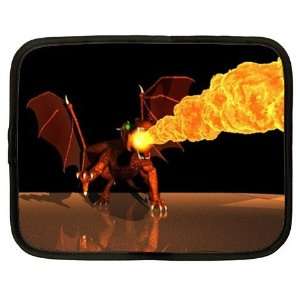   Netbook Notebook XXL Case Bag Dragon Fire Animal ~ 