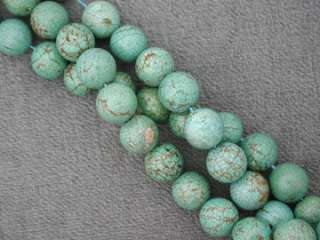 Turquoise 16mm 16 Round Loose Beads Strands Stabilized  