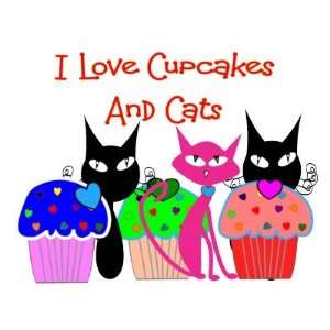  I love cupcakes and cats   Cupcake Lovers Gifts 