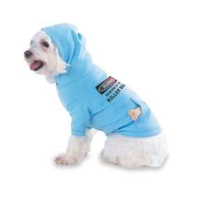 THE KILLER BULL Hooded (Hoody) T Shirt with pocket for your Dog or Cat 