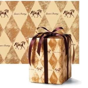   Harlequin Horse Holiday Gift Wrapping Paper