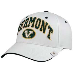  Zephyr Vermont Catamounts White Sport Adjustable Hat 