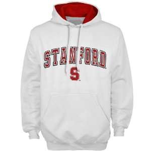  Stanford Cardinal White Automatic Hoody Sweatshirt (X 