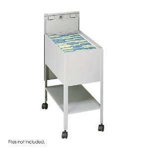   Safco Standard Mobile Tub File with Lock, Letter Size