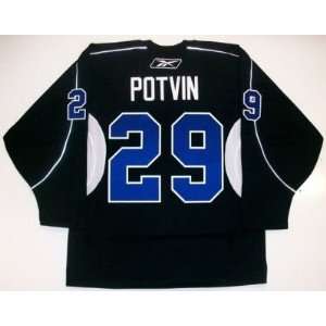  Felix Potvin Toronto Maple Leafs Black Rbk Jersey   Small 
