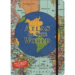  Cavallini & Co. Large Atlas Notebook 6 x 8 Arts, Crafts 