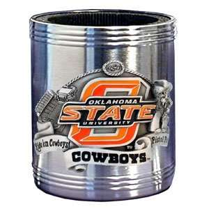  Oklahoma State Cowboys Stainless Steel Beverage Can Cooler 